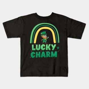 Lucky Charm St. Patrick's Day Leprechaun Kids T-Shirt